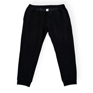 Travis Mathew Joggers Cloud Black Sweatpants Fleece Soft Men's Size XL